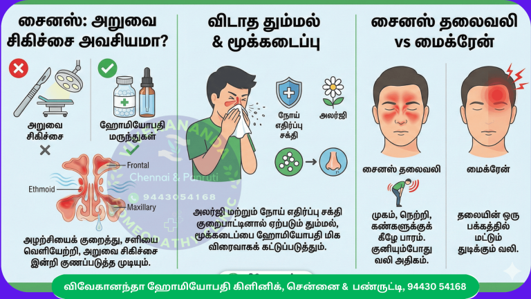 சைனஸ் மூக்கடைப்பு மற்றும் தும்மலால் அவதியா?